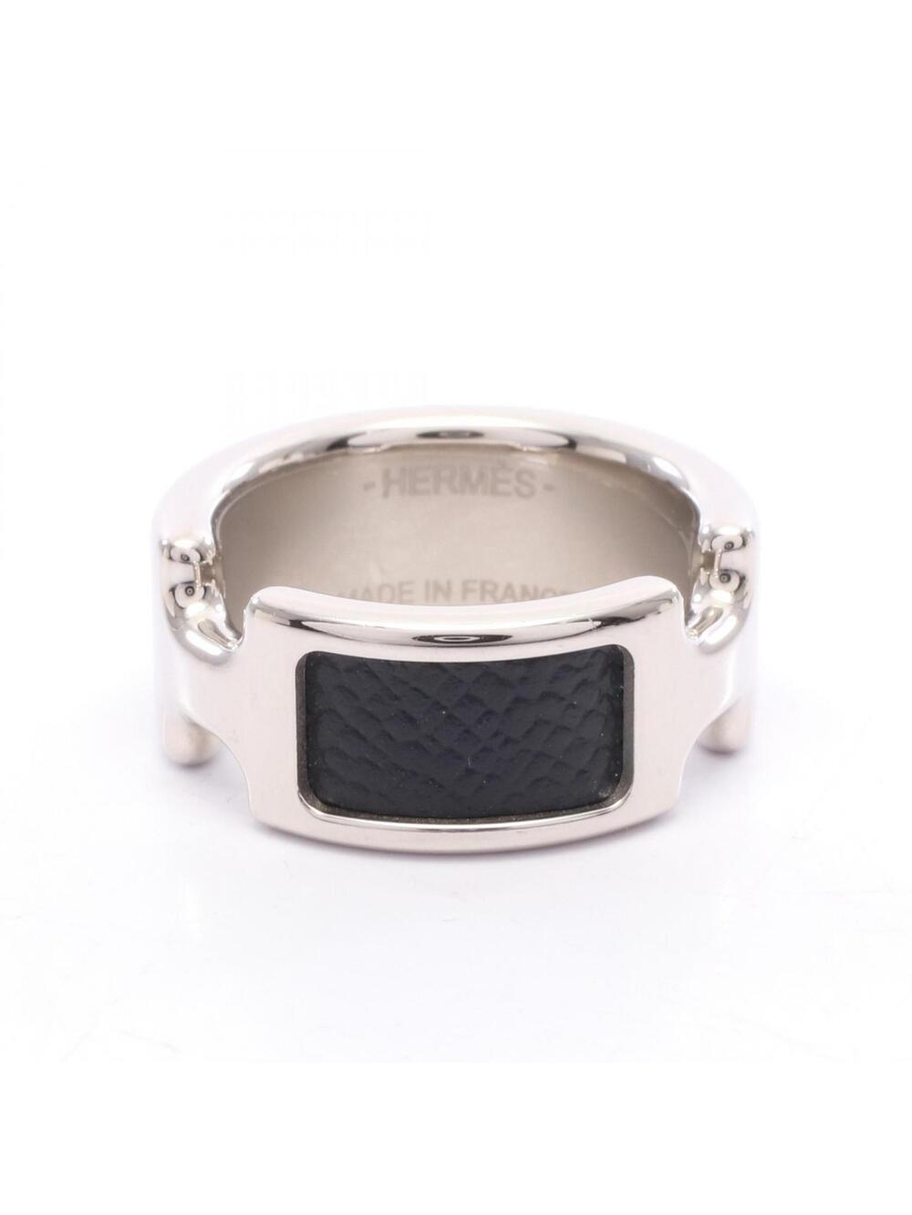 Hermes Olymp Pm Ring Leather Metal #360111H53B